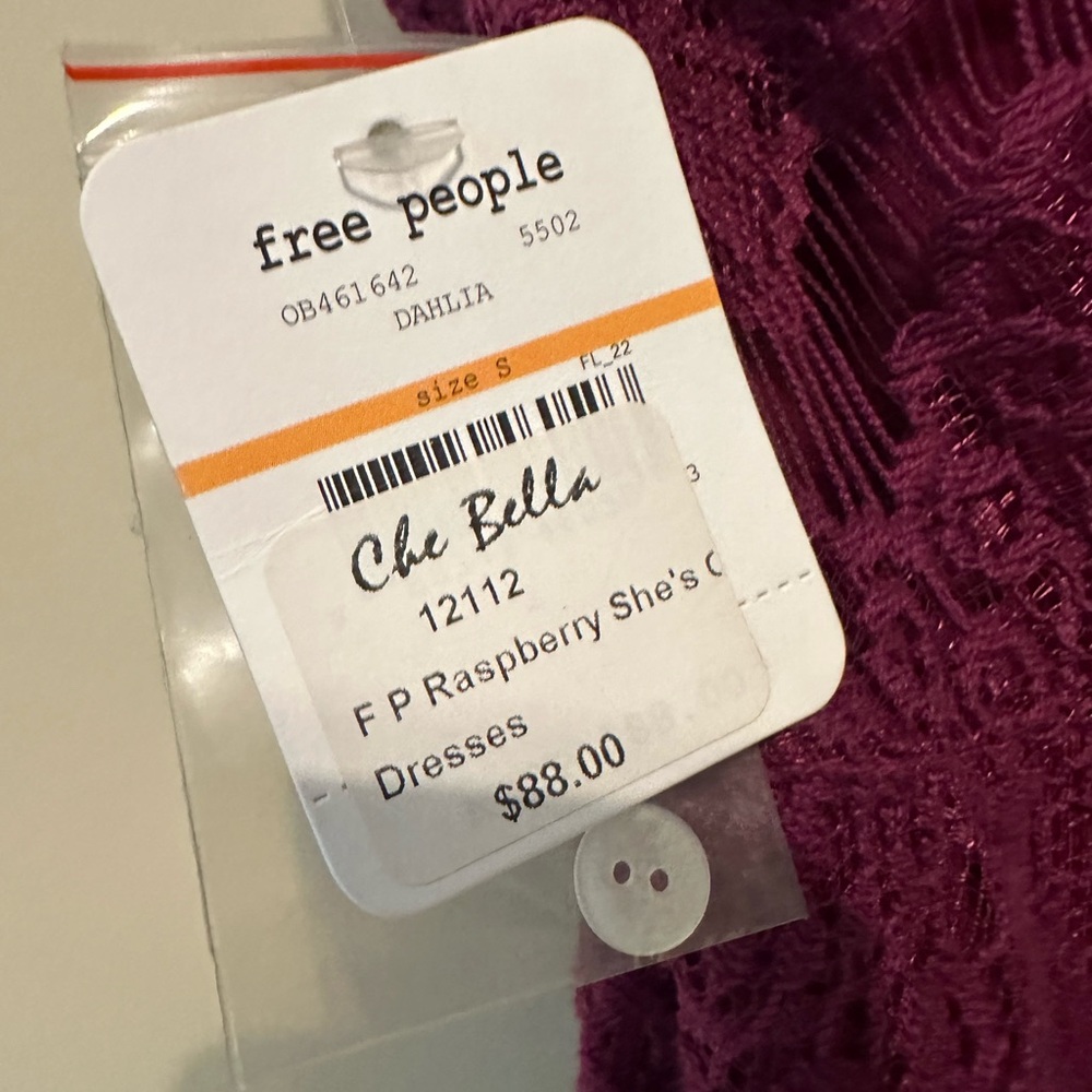 Free People Raspberry romper - Picture 3 of 3